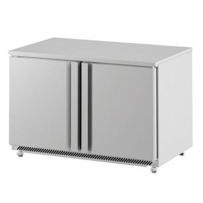 MESA INFRICO UC36R | Mesa Refrigerada Bajo Barra | 2 Puertas | 10 Pies Cúbicos | Desescarche Gas Valiente | Contrapuerta Embutida | Restaurante Cafetería Cocina | Guarniciones Comedores Industriales Cocinas Industriales Panaderia Carniceria Preparación Sushi Postres Ensaladas Baguettes Refrigerar Bajo Barra Conservar Comedor