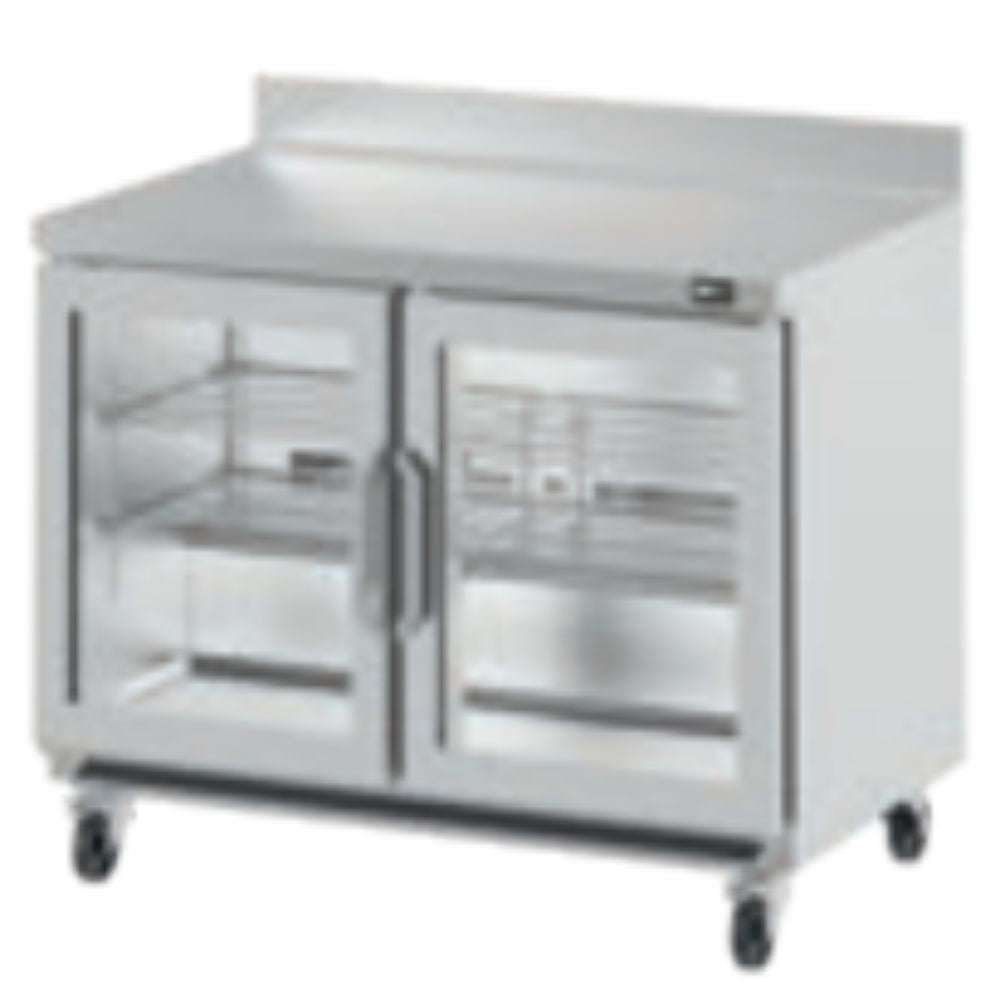 MESA REFRIGERADA INFRICO UC36RWCR | Mesa Refrigerada Encimera Profunda | 2 Puertas | 10 Pies Cúbicos | Acero Inoxidable | Restaurante Cafetería Cocina Guarniciones Comedores Industriales Cocinas Industriales Panadería Carnicería Preparación Sushi Postres Ensaladas Baguettes Refrigerar Bajo Barra Conservar Comedor