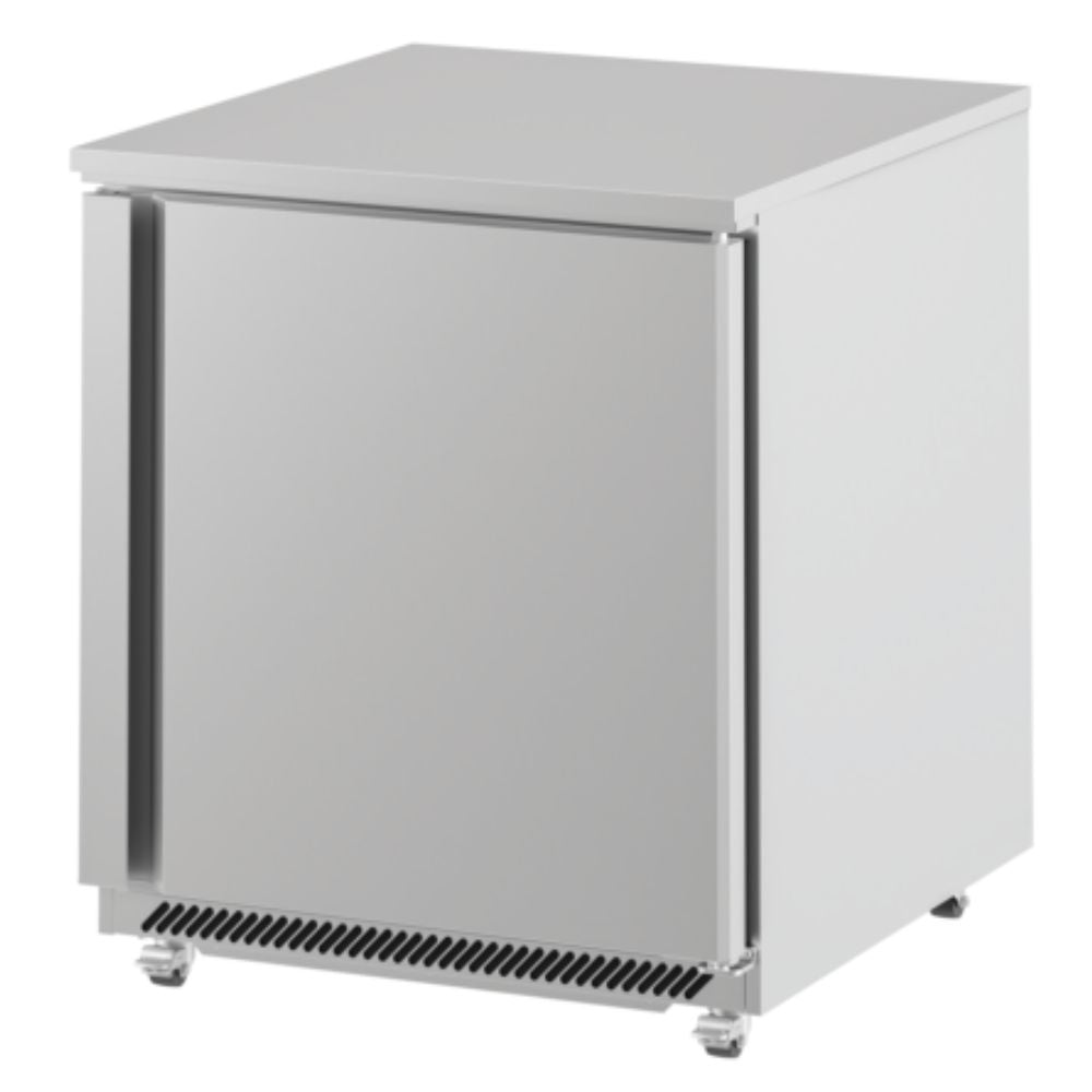 MESA REFRIGERADA INFRICO UC27R | Mesa Refrigerada Bajo Barra | 1 Puerta Sólida | 7 Pies Cúbicos | Acero Inoxidable | Restaurante Bar Cafetería Bar Restaurante Cafeteria Guarniciones Comedores Industriales Cocinas Industriales Panaderia Carniceria Preparación Sushi Postres Ensaladas Baguettes