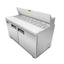 MESA REFRIGERADA RHINO MERSAL-60 | Mesa Refrigerada para Preparación | Capacidad de Almacenamiento: 15.2 Pies Cúbicos | Cocina Hotel Restaurante