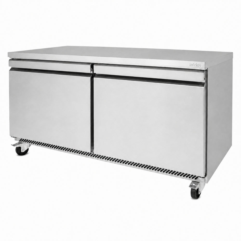 MESA UNDERCOUNTER INFRICO UC48F | Congelación | Acero Inoxidable | 2 Puertas | 380 L | Restaurante Hotel Cocina Industrial Restaurantes Hoteles Cafeterías Bares Cocinas industriales Comedores industriales Panaderías Pastelerías Pizzerías Servicios de catering Cocinas de hospitales o instituciones