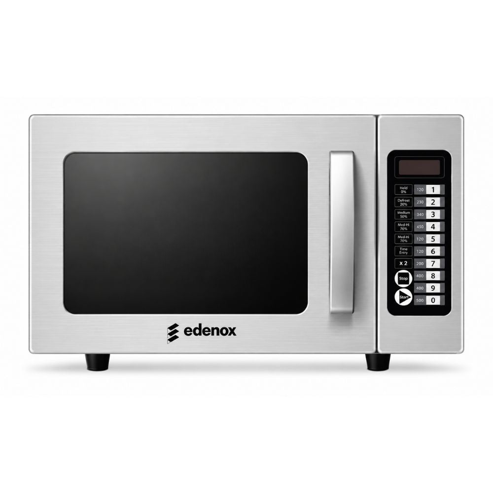MICROONDAS EDENOX EDMO-1000E | Horno de Microondas Digital | Capacidad: 0.9 ft3 Pies Cúbicos | Cafetería Restaurante Restaurante Cocina Hogar Negocio Calentar Puesto Oficina Calentar Rapido Alimentos 