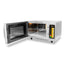 MICROONDAS RHINO HOMIC-09D | Horno de Microondas Digital | Capacidad: 25 L / 0.9 ft3 Pies Cúbicos | Cafetería Restaurante | Horno de Microondas Comercial Industrial Calentar Alimentos Rápido Acero Inoxidable Restaurante Cocina Cafetería Hotel Oficina Negocio Tienda de Conveniencia