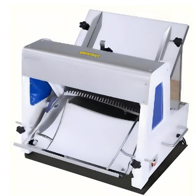 MIGSA TR-31 | Cortadora de Pan |  para Panadería Supermercado  | de 31 Rebanadas | de 1.2 cm | Eléctrica | Acero Inoxidable | Panificadora Pan Blanco de Caja Minisuper Restaurante Hotel