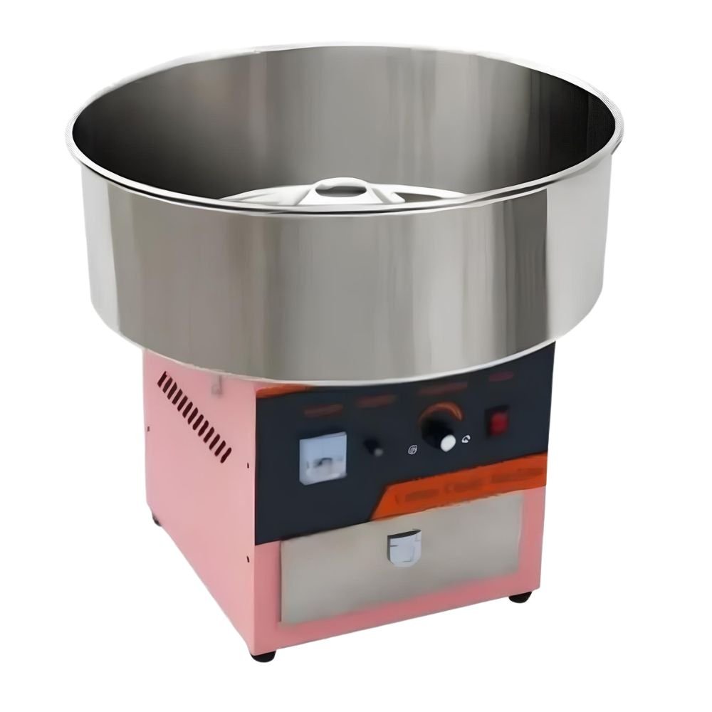 MIGSA HAG1SI | Algodonera | para Eventos Ferias Festivales | 4 - 6 Algodones por Minuto | Gas | Tazón Acero Inoxidable | Restaurante Hotel Pastelería Repostería Cotton Candy