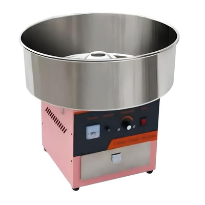 MIGSA HAG1SI | Algodonera | para Eventos Ferias Festivales | 4 - 6 Algodones por Minuto | Gas | Tazón Acero Inoxidable | Restaurante Hotel Pastelería Repostería Cotton Candy