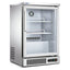 REFRIGERADOR MIGSA SG160 | Refrigerador Refrigerador Back Bar 1 Puerta Cristal | 160 Litros. | Acero Inoxidable | Bistro