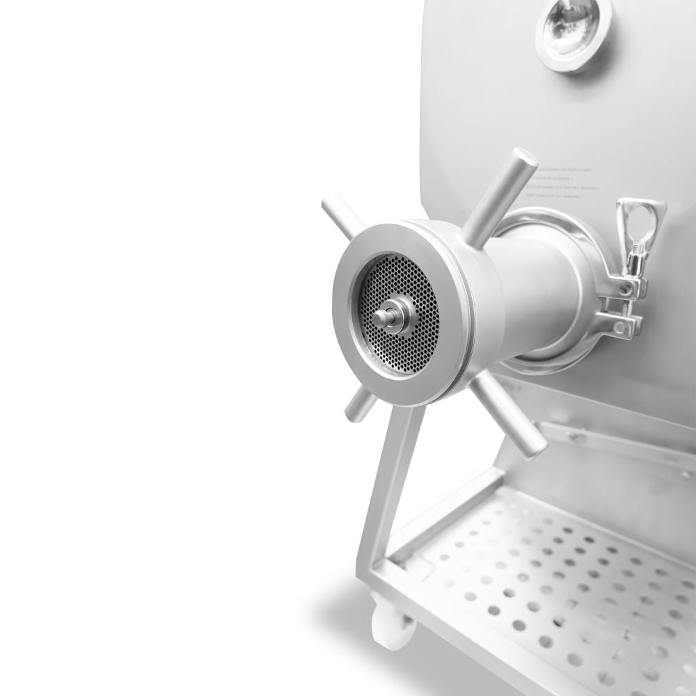 MOLINO RHINO MOLME-1300 | Molino Mezclador | Capacidad de Tolva: 50 kg | Capacidad de Producción: 1300 kg / hr | Carnicería Restaurante Cocina Industrial Carnicería Restaurante Cremeria Carne Molida Roja Puerco Res Pollo Negocio Cocina Industrial 