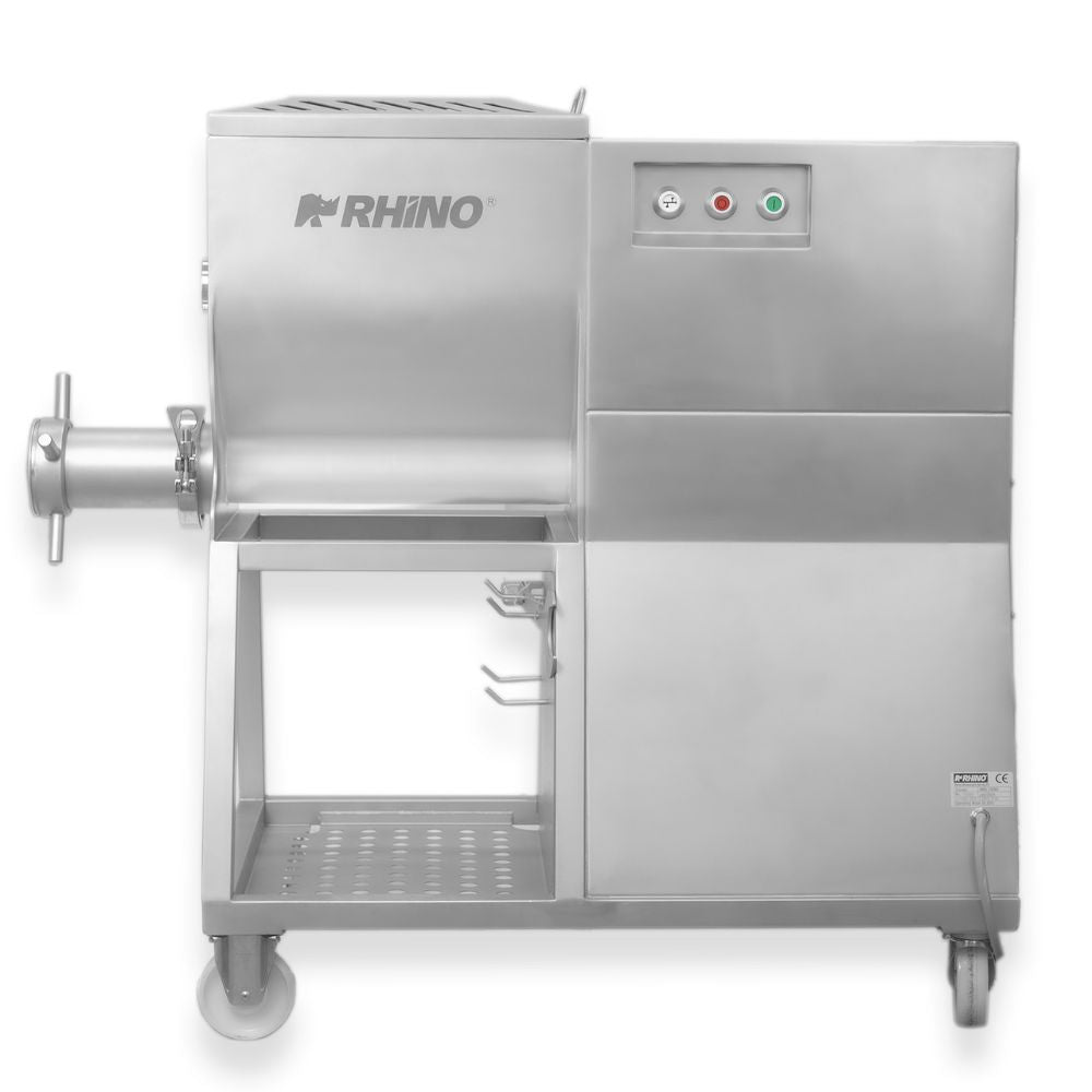 MOLINO RHINO MOLME-1300 | Molino Mezclador | Capacidad de Tolva: 50 kg | Capacidad de Producción: 1300 kg / hr | Carnicería Restaurante Cocina Industrial Carnicería Restaurante Cremeria Carne Molida Roja Puerco Res Pollo Negocio Cocina Industrial 