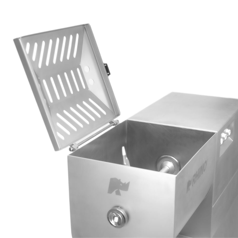 MOLINO RHINO MOLME-1300 | Molino Mezclador | Capacidad de Tolva: 50 kg | Capacidad de Producción: 1300 kg / hr | Carnicería Restaurante Cocina Industrial Carnicería Restaurante Cremeria Carne Molida Roja Puerco Res Pollo Negocio Cocina Industrial 