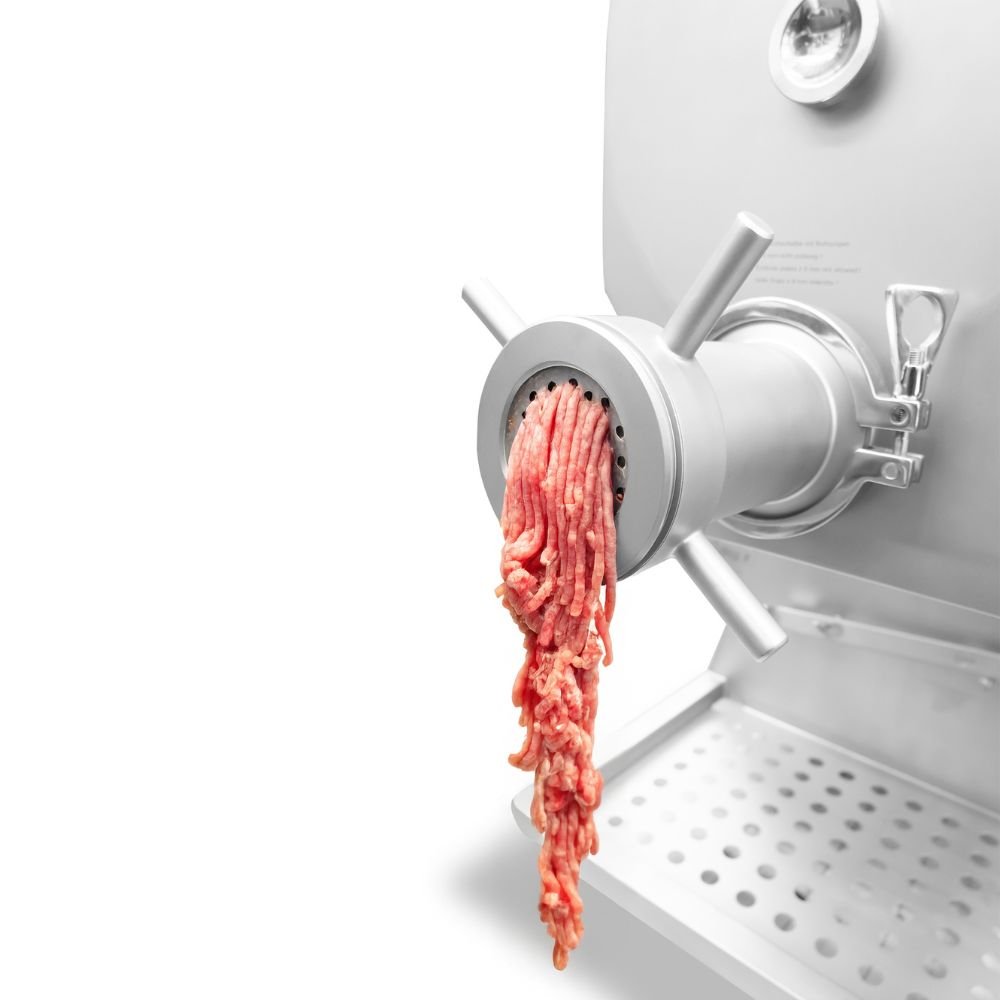 MOLINO RHINO MOLME-1300 | Molino Mezclador | Capacidad de Tolva: 50 kg | Capacidad de Producción: 1300 kg / hr | Carnicería Restaurante Cocina Industrial Carnicería Restaurante Cremeria Carne Molida Roja Puerco Res Pollo Negocio Cocina Industrial 