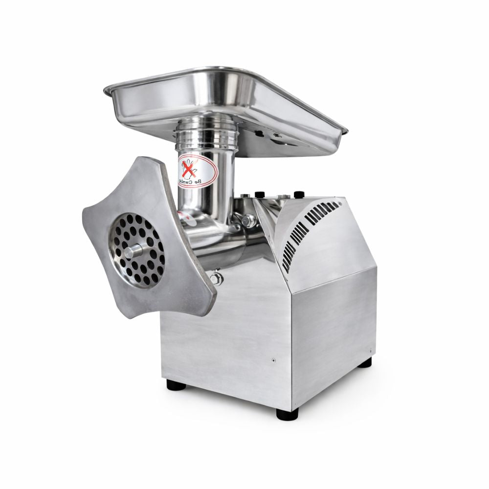 MOLINO KINGSTAR MCK | Molino para Carne | Capacidad 120kg/h | Carnicería Cocina Industrial | Molino para Carne Moledora Picadora Carne Molida Res Puerco Pollo Comercial Industrial Acero Inoxidable Carnicería Cremería Restaurante Negocio