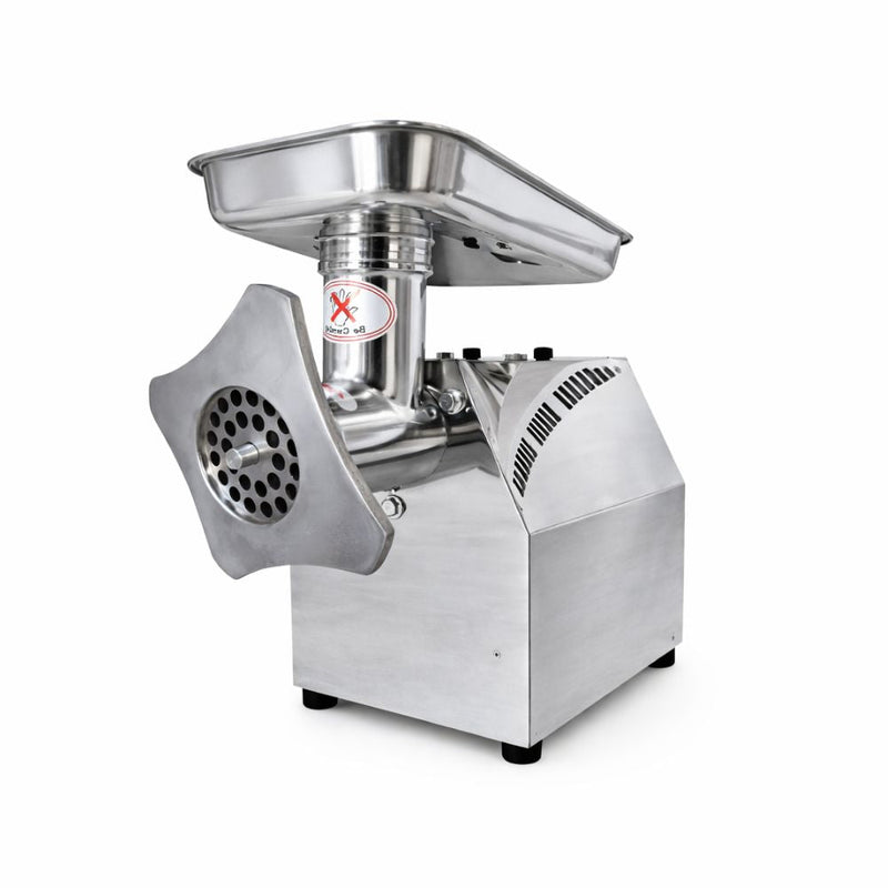 MOLINO KINGSTAR MCK | Molino para Carne | Capacidad 120kg/h | Carnicería Cocina Industrial | Molino para Carne Moledora Picadora Carne Molida Res Puerco Pollo Comercial Industrial Acero Inoxidable Carnicería Cremería Restaurante Negocio