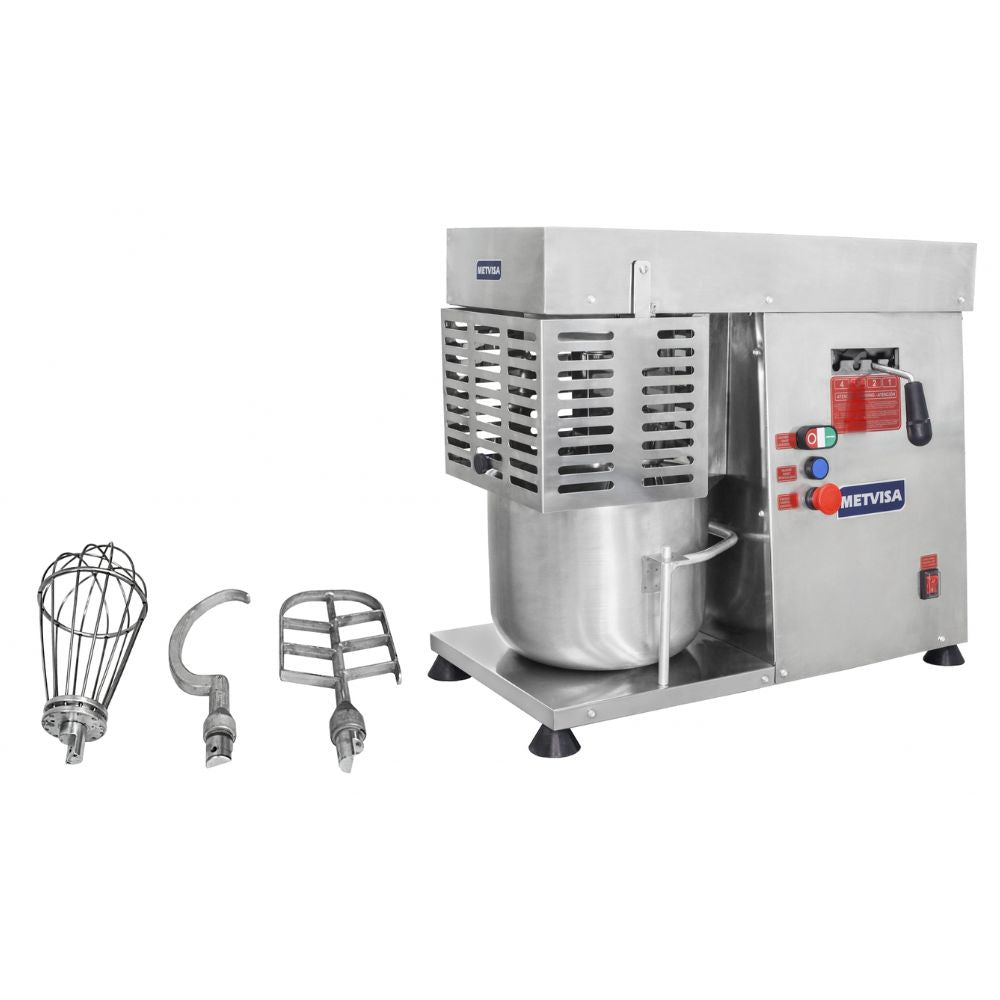 Metvisa MTA-BM12 Batidora Planetaria 12 Litros Panadería Restaurante Cocina Industrial Negocio Pasteleria Reposteria Comedor. KitchenMax.Store. Envíos seguros a todo México. Cotiza hoy mismo.