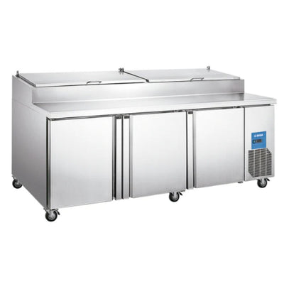 Migsa Picl3 Mesa Preparación 3 Puertas Acero Inoxidable