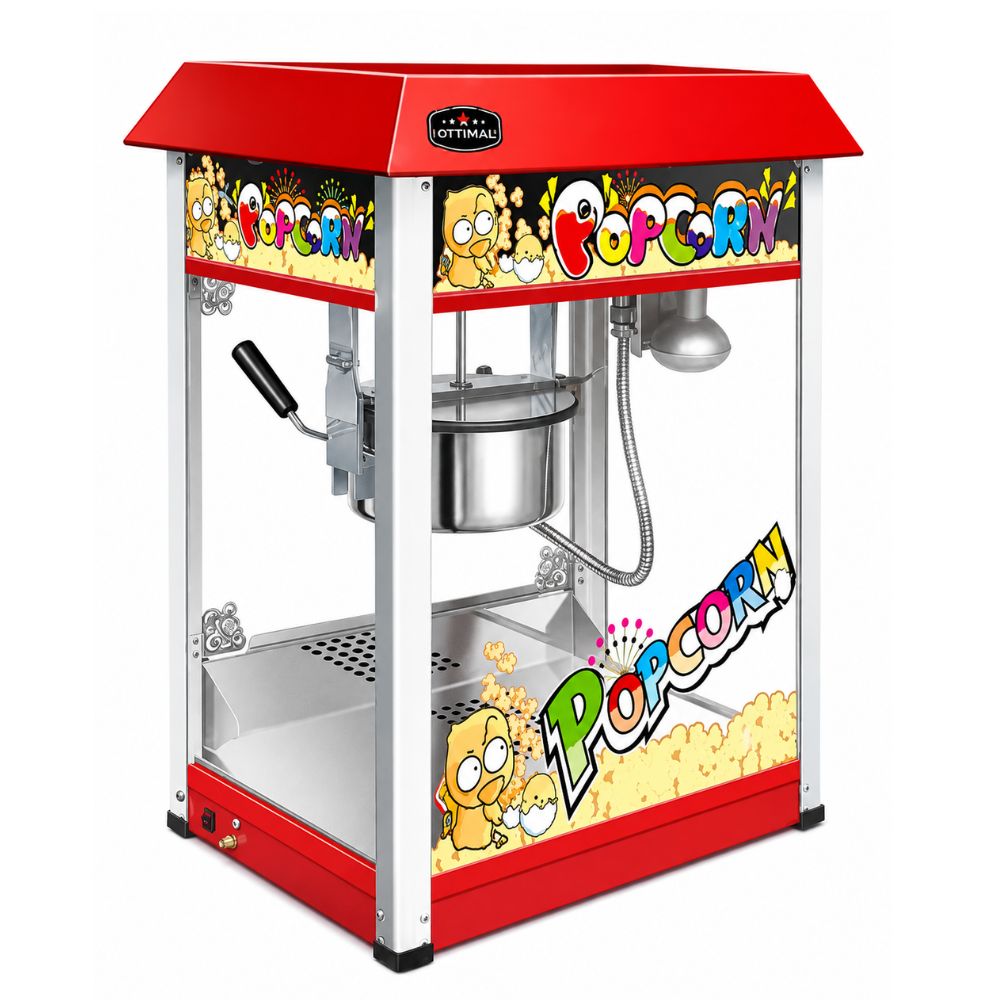 Migsa Hp-Bca-01 Fabrica Palomitas | Palomera Máquina de Palomitas Carro de Palomitas Popcorn Comercial Acero Inoxidable Cine Eventos Fiestas Infantiles Circo Dulcería Plaza Comercial Negocio
