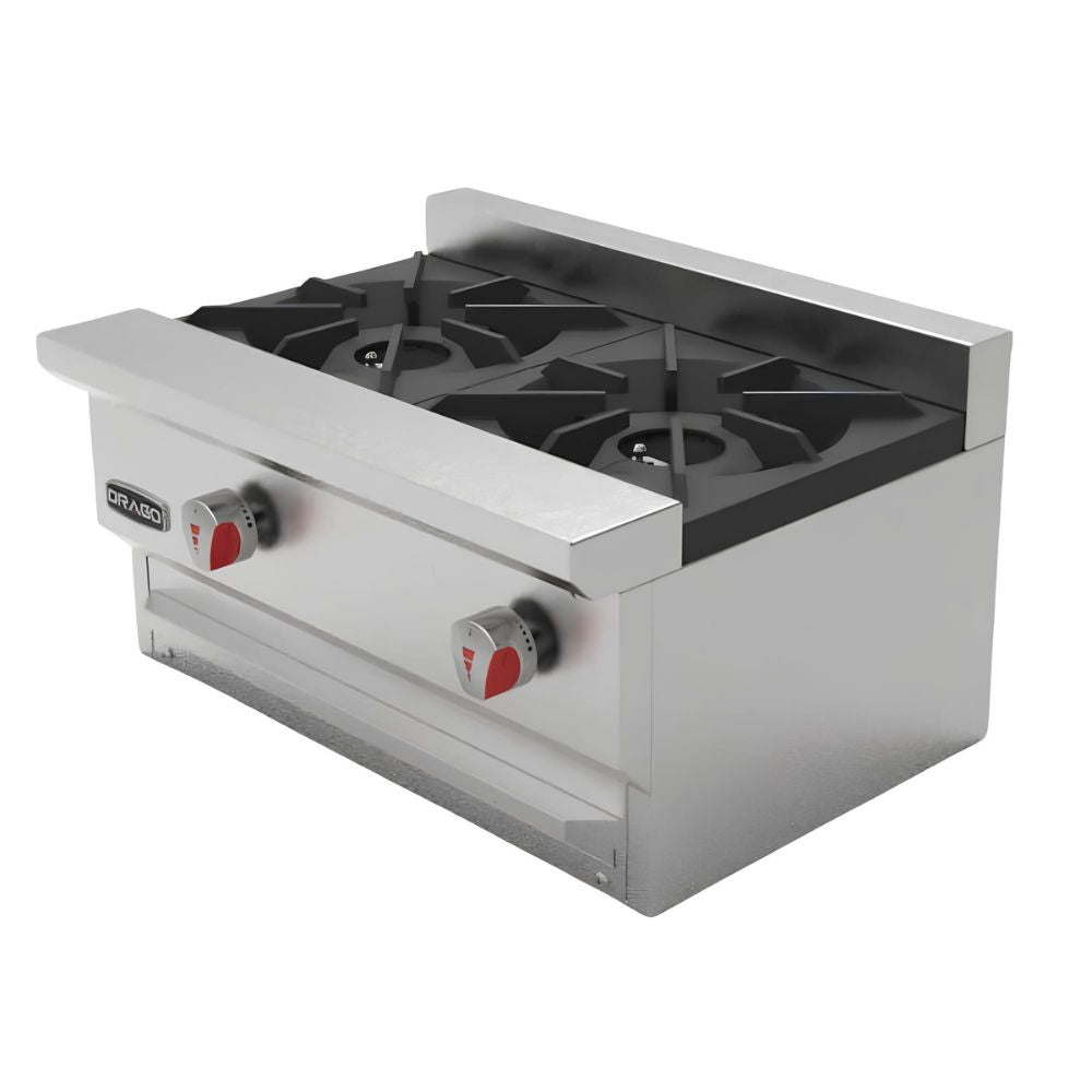 DRAGO CG-20-SLIM | Parrilla | Restaurante Catering Bistró | 2 Quemadores | Charola antiderrame | Gas | Acero Inoxidable | Dark kitchen AYB Hotel Boutique Resort Brunch Cafetería Desayunos Comida económica Tianguis Puesto Tacos Garnachas Comida callejera Comida corrida Comedor publico Comedor industrial Puesto comida Taquiza Bistró Buffet Catering Comisariato Italiano Cafetería Bistró Canapés Taquiza Alitas Mariscos