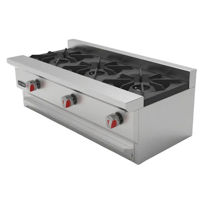 DRAGO CG-30-SLIM | Parrilla | Restaurante Catering Buffet | 3 Quemadores | Charola antiderrame | Gas | Acero Inoxidable | Dark kitchen AYB Hotel Boutique Resort Brunch Cafetería Desayunos Comida económica Tianguis Puesto Tacos Garnachas Comida callejera Comida corrida Comedor publico Comedor industrial Puesto comida Taquiza Bistró Buffet Catering Comisariato Italiano Cafetería Bistró