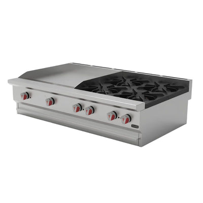 PARRILLA DRAGO CG-40PD | Parrilla 4 Quemadores Plancha | Gas | Acero Inoxidable | Restaurante Bistró Buffet Industrial Comisariato Banquetera Bufetera Local Comercial Comedor industrial Puesto comida Taquiza Bistró Buffet Catering Comisariato Italiano Cafetería Bistró Canapés Taquiza Alitas Mariscos