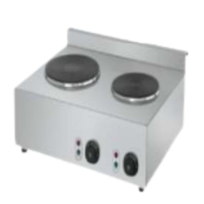 PARRILLA KEITER KREPPSLAND METHSC-2205 | Parrilla Doble de Inducción |  Acero Inoxidable | Restaurante Cocina Industrial Hotel