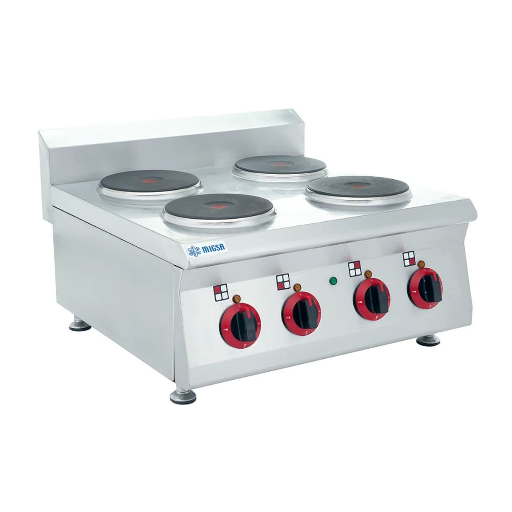 MIGSA BN600-E603 | Parrilla | Restaurante Cenaduría Hotel | Eléctrica | Acero Inoxidable | Cafetería Bar Puesto Comida Hospitales Preparación Alimentos Negocio Comida Parrilla Uso Rudo Bistró Hostelería