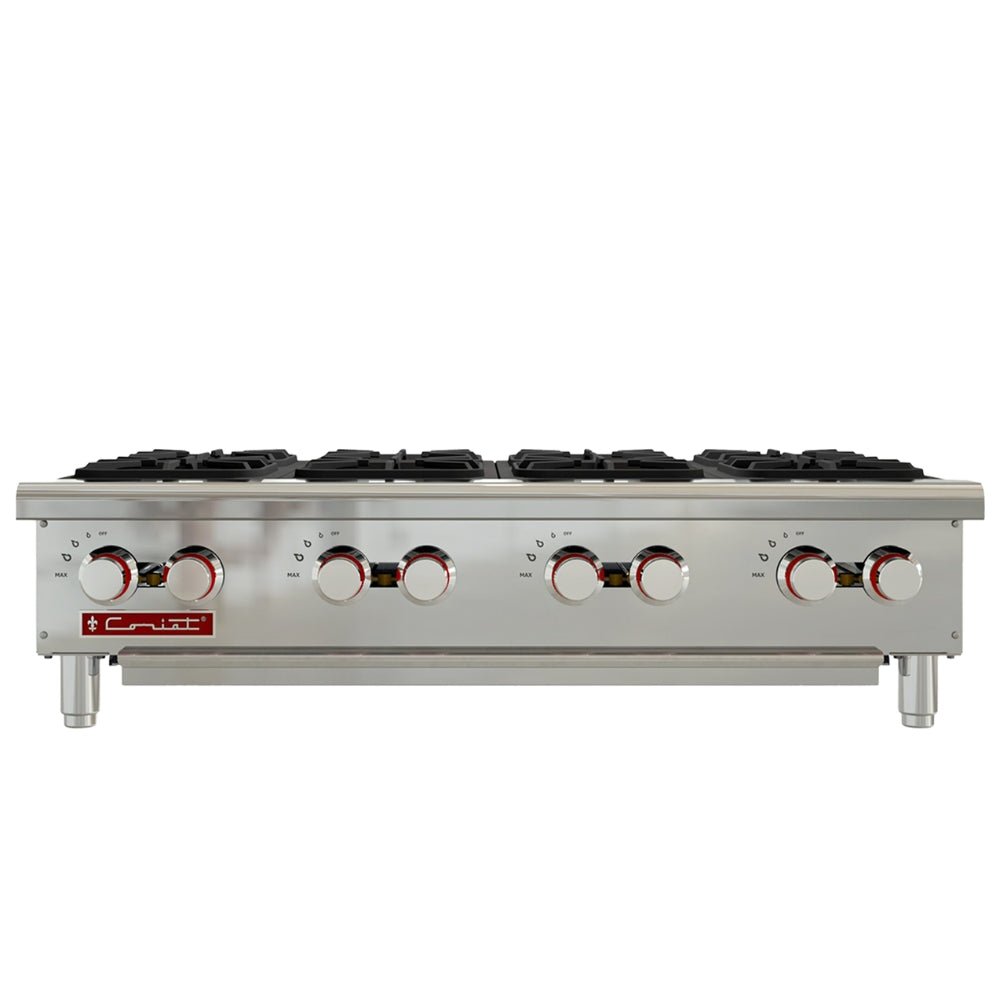 PARRILLA CORIAT PCV-8 | Parrilla | 8 Quemadores Octagonales | Hierro Fundido | Acero Inoxidable | Gas | Restaurante Fonda Bistró Cafetería | Parrilla Industrial Estufa de Quemadores Abiertos Hornillas Cocción a Gas Acero Inoxidable Restaurante Cocina Industrial Taquería Fonda Cenaduría Comedor Industrial.
