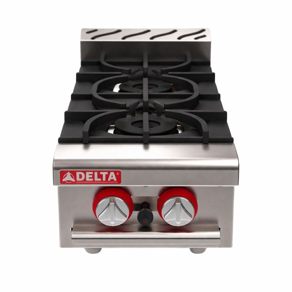 PARRILLA DELTA 1-2 V | Parrilla | Frente 30.5 cm | 2 Quemadores | Cafetería Restaurante Hotelería Cocinas Industriales Hospitales Hotelería Industrial Food Chef Emprende Comedores 