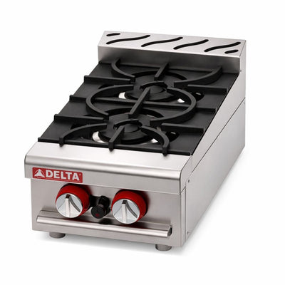 PARRILLA DELTA 1-2 V | Parrilla | Frente 30.5 cm | 2 Quemadores | Cafetería Restaurante Hotelería Cocinas Industriales Hospitales Hotelería Industrial Food Chef Emprende Comedores 