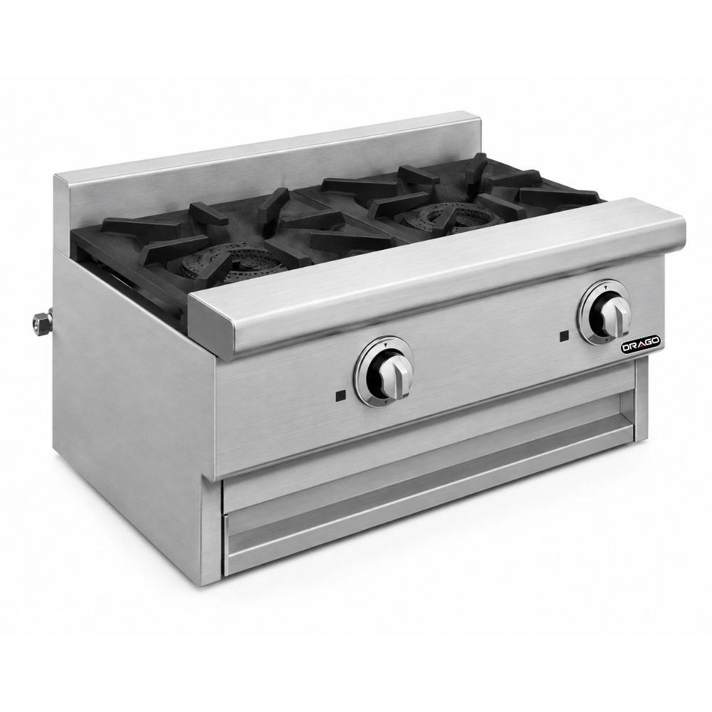 PARRILLA CG-20-SLIM | Parrilla 2 Quemadores Charola antiderrame | Gas | Acero Inoxidable | Restaurante Catering Bistró | Parrilla Industrial Estufa de Quemadores Abiertos Hornillas Cocción a Gas Acero Inoxidable Restaurante Cocina Industrial Taquería Fonda Cenaduría Comedor Industrial