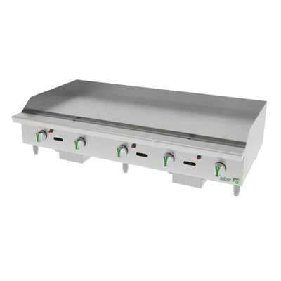 PLANCHA ASBER AETG 60 EM | Gas | 5 Quemadores | Acero Inoxidable | Taquería Hoteles Comedores Industriales Restaurante Cafetería Cocina Industrial Comedor Grill Cortes Cenaduría Hotel | Respaldo Charola Quemador Parilla Restaurante Niveladores Empotrar Base Comedor Uso Rudo Acero Inoxidable Grill Alimento Cocción Preparación Cortes Hotel Cenaduría Cocina Económica Radiante Gourmet