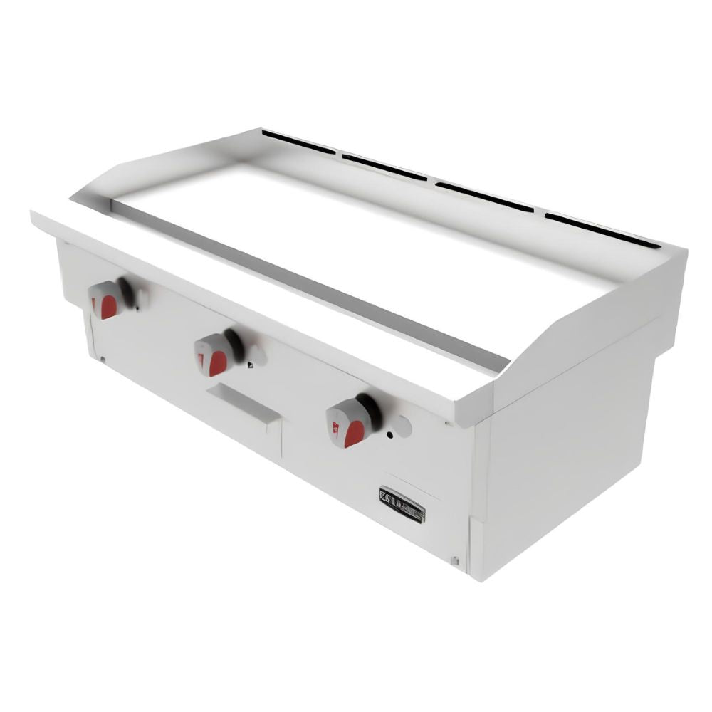 PLANCHA DRAGO PG-3 SLIM | Plancha a Gas | 3 Quemadores | Restaurante Hotel Cocina Industrial Fonda Hoteles Resorts Comida Alimentos Cocina Comercial Profesional Comedor Industrial