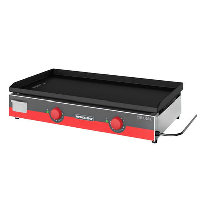 PLANCHA METALCUBAS CBE800L | Plancha Eléctrica Light | Acero Inoxidable | Restaurantes Taquerías Food trucks Cafeterías Hamburgueserías Bares Hoteles Cocinas industriales