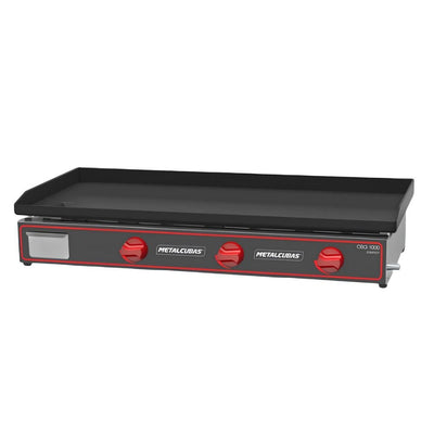 PLANCHA METALCUBAS CBG1000C | Plancha a Gas Compact  | Acero Inoxidable | Restaurantes Taquerías Food trucks Cafeterías Hamburgueserías Bares Hoteles Cocinas industriales