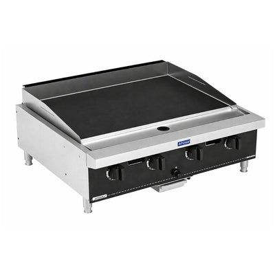 PLANCHA METVISA CBG-06E | Plancha Industrial a Gas | Frente 60 cm | 3 Quemadoes Heavy Duty | Cafetería Taquería Restaurante Carne Pollo Tacos Hamburguesas Hot Dog Tacos Barbacoa Tacos Dorados Tortas Panini Restaurante Comedor Cocina Industriales Negocio Fonda Taqueria Cenaduria 