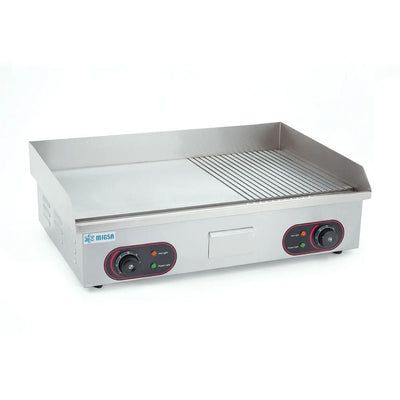 MIGSA BN-822B | Plancha | Comida Corrida Fondas Restaurantes | Frente 74 cm | Eléctrica | Acero Inoxidable | Tacos Hamburguesas Carne Asada Hotel Buffet Bistró Cafetería Cenaduría Taquería