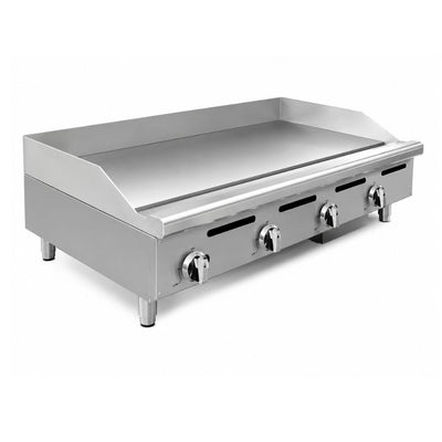 PLANCHA DRAGO PG-4 | Plancha 122 cm | Gas | Acero Inoxidable y Lamina Aluminizada | Comedor Industrial Restaurante Cafetería | Plancha de Asar para Tacos Hamburguesas Hot Dogs Tortas Paninis Comal Comercial Industrial Gas Eléctrica Taquería Fonda Restaurante Cocina Industrial Negocio