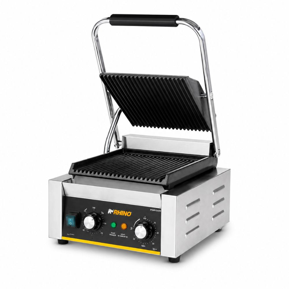 PLANCHA RHINO PLANPA-1800 | Plancha Panini Gril | Rango de Temperatura: 50° a 300 °C. | Restaurante Hotel Cafeteria