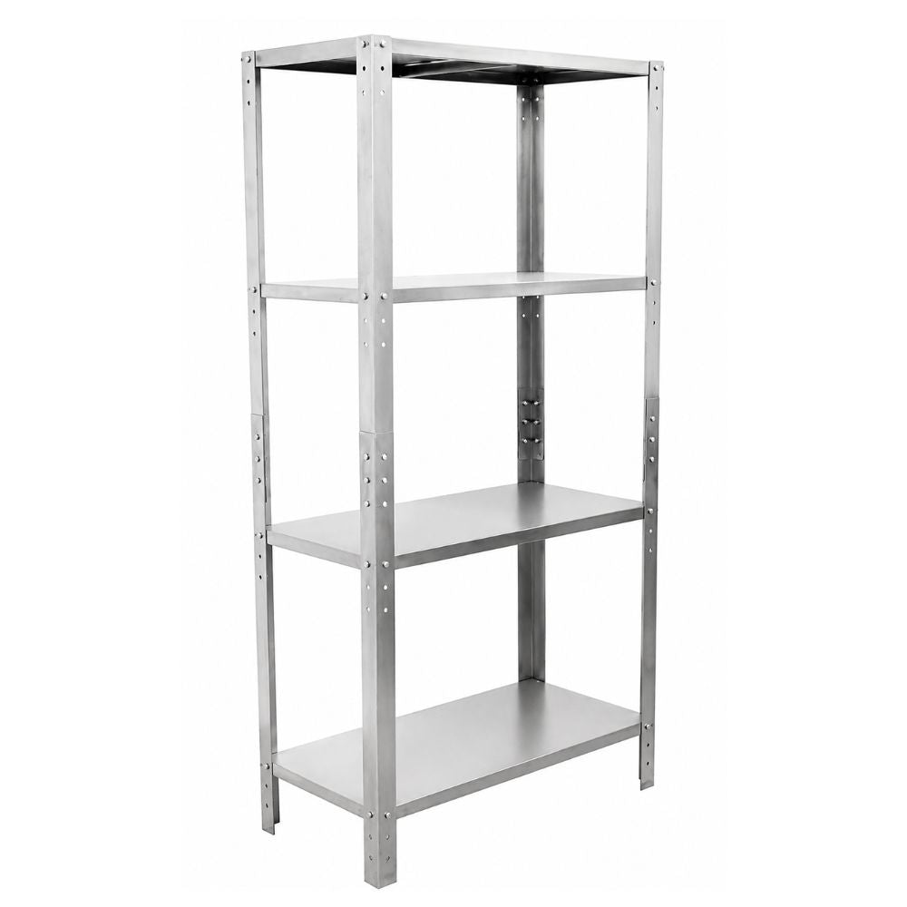 RACK KITCHENMAX STORE MLM3194735930 | Rack Anaquel Estante | 4 Niveles | Ajustable | Acero Inoxidable | Cocinas Industriales Almacenes