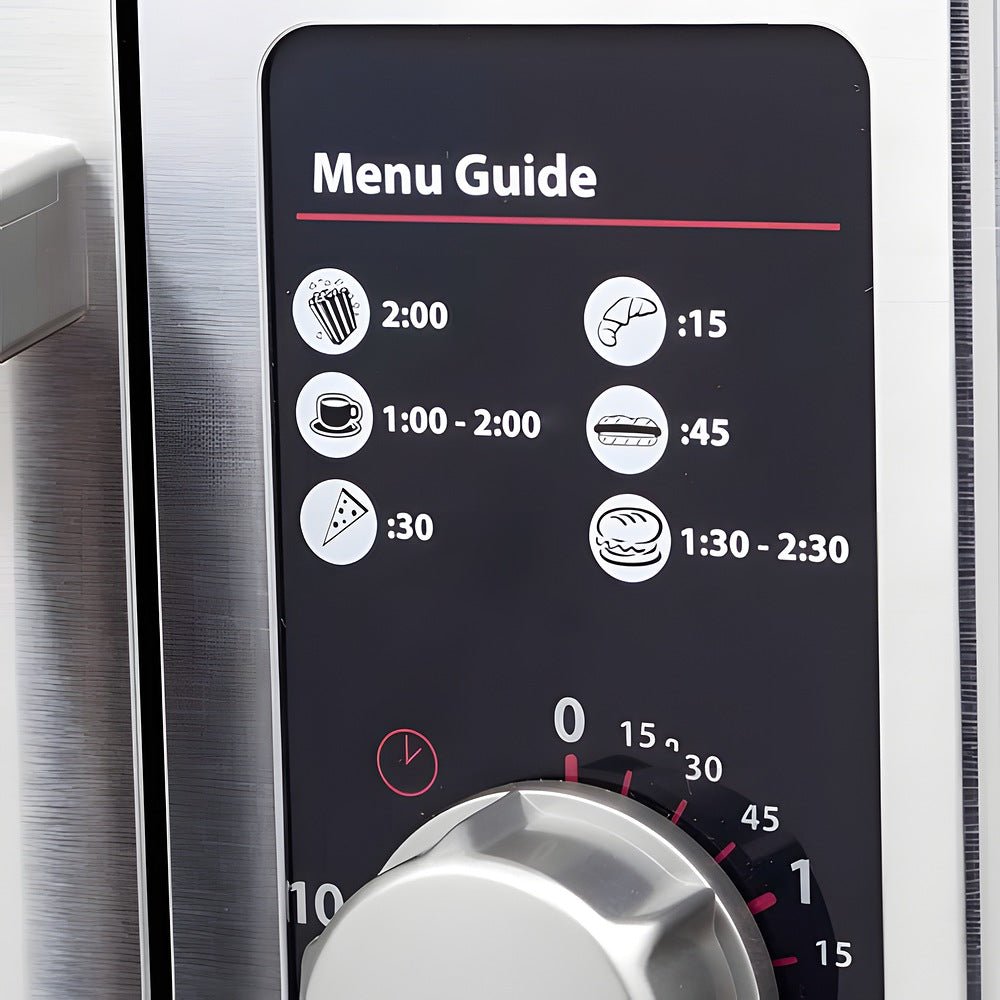 Horno Amana RCS10DSE, en acero inoxidable.