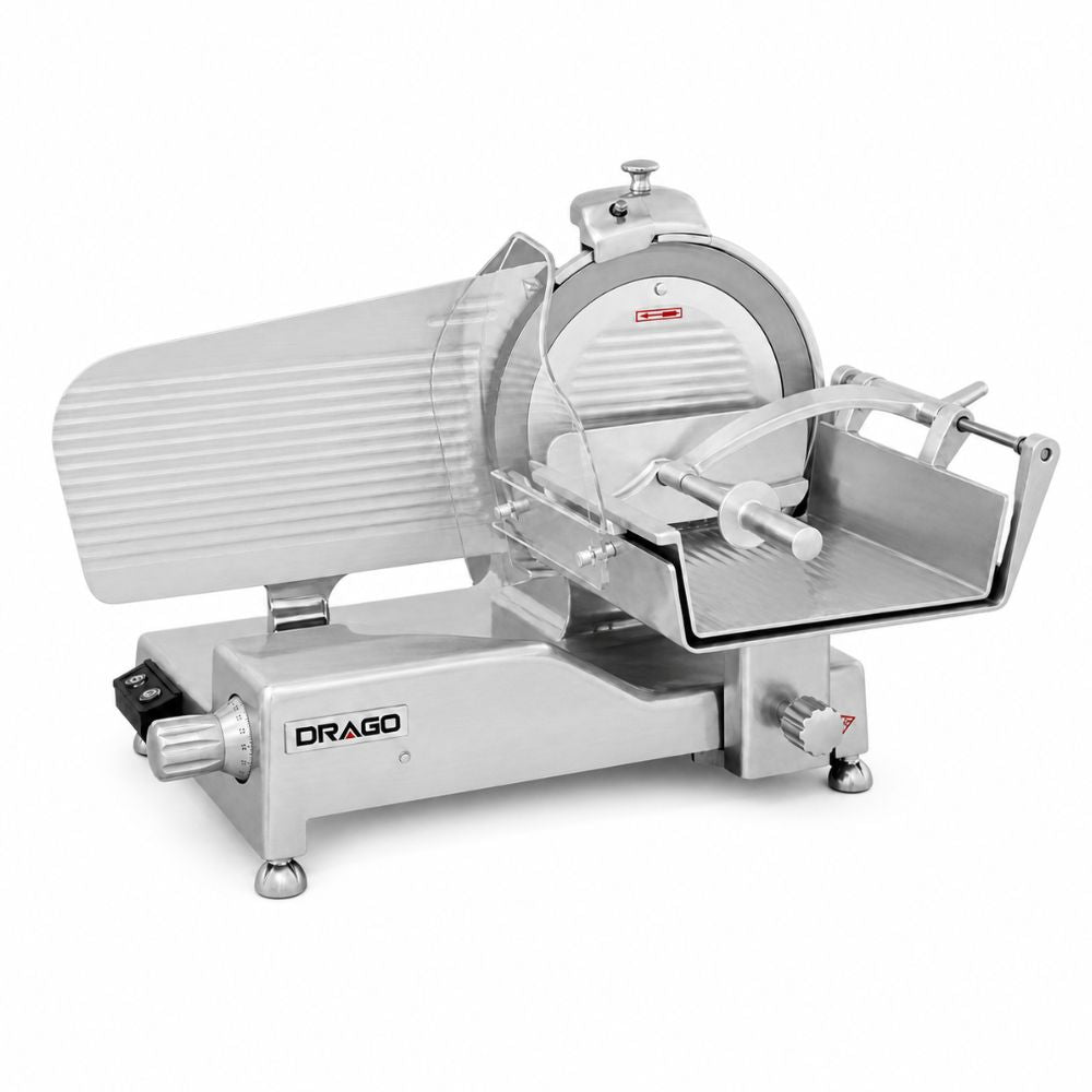 REBANADORA DRAGO REB-350-VB | Rebanadora Vertical con Cuchilla de Banda | Diámetro de Cuchilla: 35 cm | Carnicería Charcutería Cremería