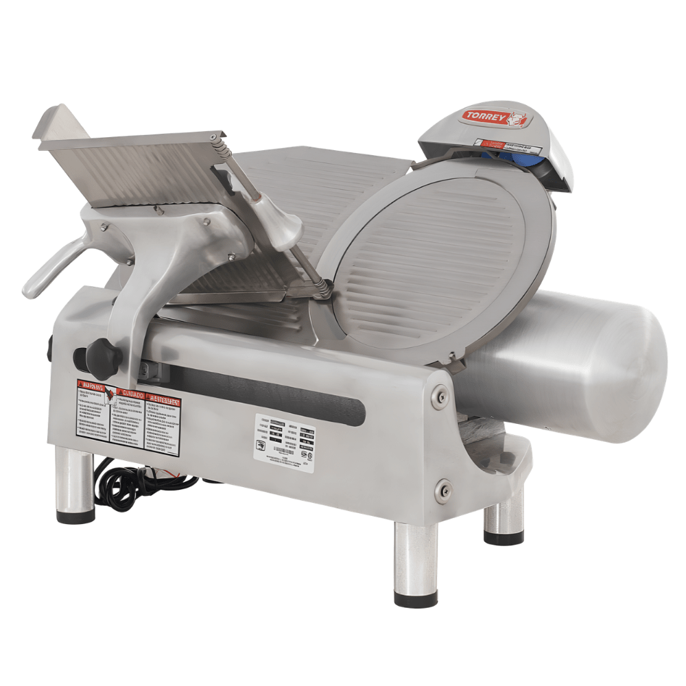 REBANADORA TORREY RMS-330DC 0RMS330DC | Rebanadora de Carnes | Acero Inoxidable | Hotel Carnicería Cocinas industriales | Rebanadora de Carnes Frías Cortadora de Carne Embutidos Jamón Queso Industrial Automática Acero Inoxidable Carnicería Charcutería Cremería Restaurante Salchichonería