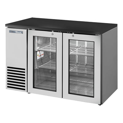 Refrigerador Bajo Barra True TBB-24GAL-48G-S-HC-LD, en acero inoxidable.