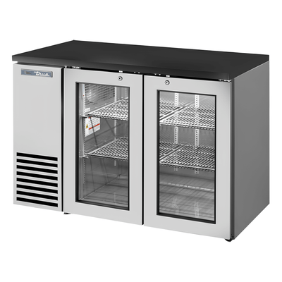 REFRIGERADOR BAJO BARRA TRUE TBB-24GAL-48G-S-HC-LD | Refrigerador Bajo Barra | 2 Puertas | 4 Estantes | Restaurante Bar Cafetería