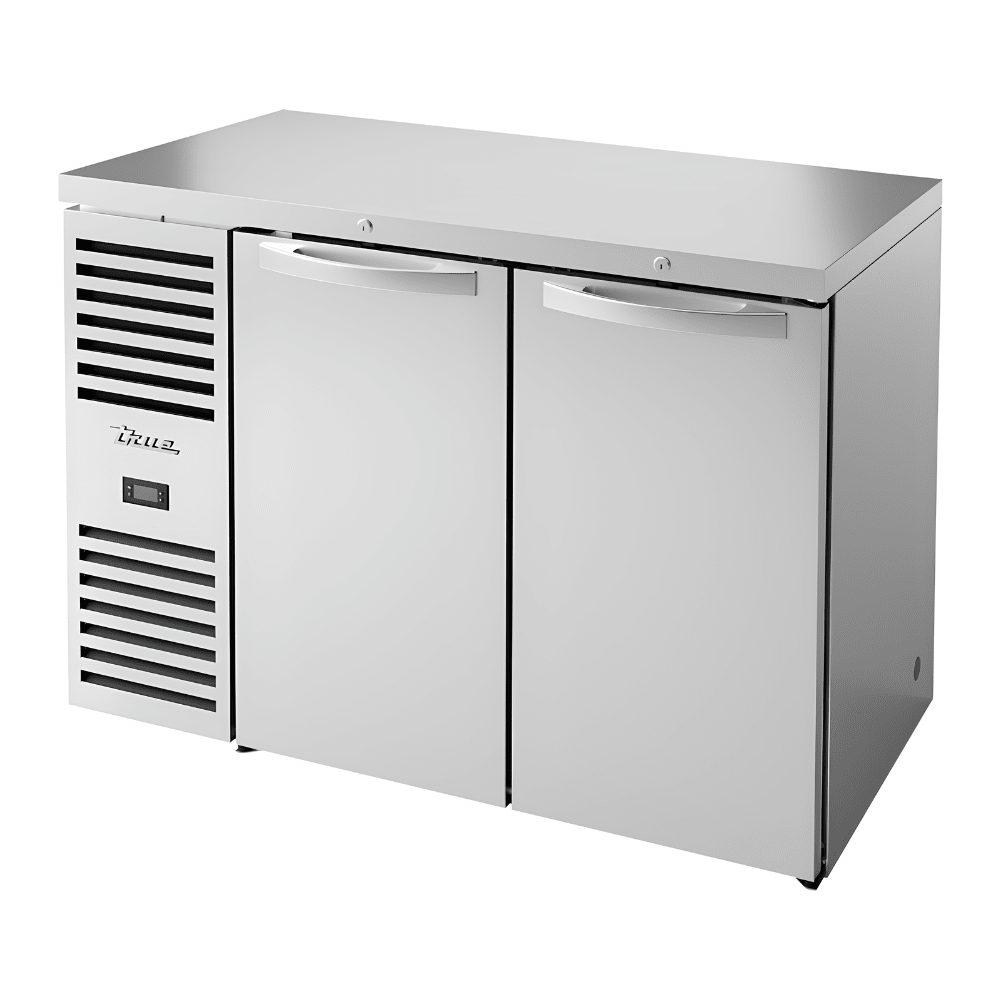 REFRIGERADOR BAJO BARRA TRUE TBR48-RISZ1-L-S-SS-1 | Refrigerador Bajo-Barra | 2 Puertas | Acero Inoxidable | Restaurante Bar Cafetería | Mesa de Trabajo Refrigerada Refrigerador Bajo Mostrador Bajo Barra Conservador Cocina Fría Acero Inoxidable Restaurante Cafetería Cocina Industrial Bar Cremería Hotel