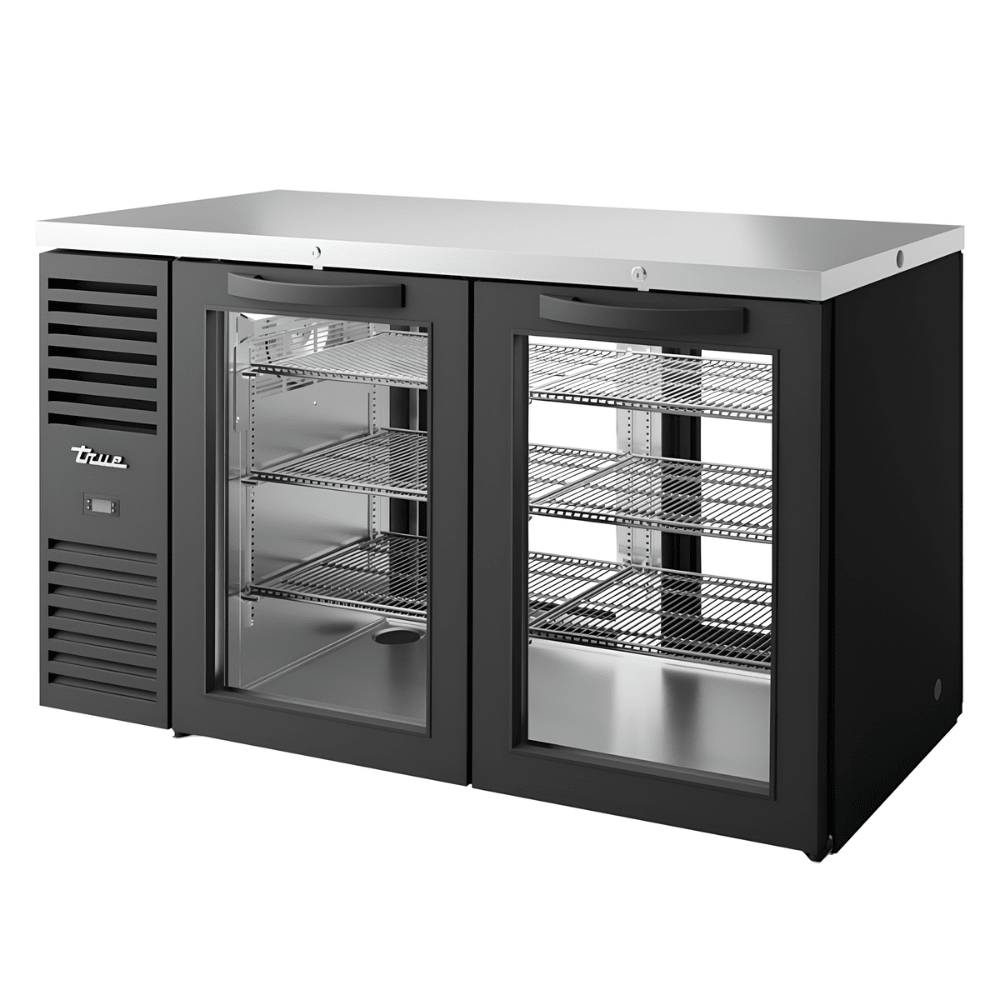 REFRIGERADOR BAJO BARRA TRUE TBR60-PTSZ1-L-B-GG-GG-1 | Refrigerador Bajo Barra | 6 Estantes | Acero Inoxidable | Restaurante Bar Cafetería | Refrigerador Contra Barra Cervecero Enfriador de Bebidas Bajo Barra Botellero Exhibidor Acero Inoxidable Bar Cantina Restaurante Cervecería Antro Negocio