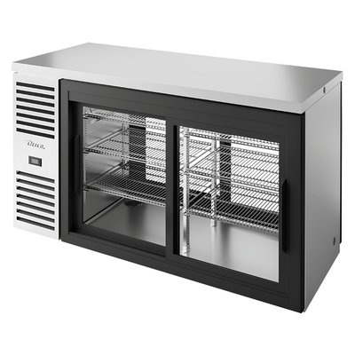 REFRIGERADOR BAJO BARRA TRUE TBR60-PTSZ1-L-B-SS-SS-1 | Refrigerador Bajo Barra | 6 Estantes |  2 Puertas | Acero Inoxidable | Restaurante Bar Cafetería