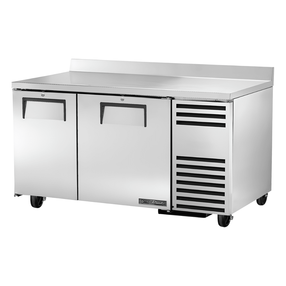 REFRIGERADOR BAJO MOSTRADOR TRUE TWT-60-32-HC | Refrigerador | 2 Puertas Sólidas | 4 Estantes | Restaurante Bar Cocina Industrial | Mesa de Trabajo Refrigerada Refrigerador Bajo Mostrador Bajo Barra Conservador Cocina Fría Acero Inoxidable Restaurante Cafetería Cocina Industrial Bar Cremería Hotel