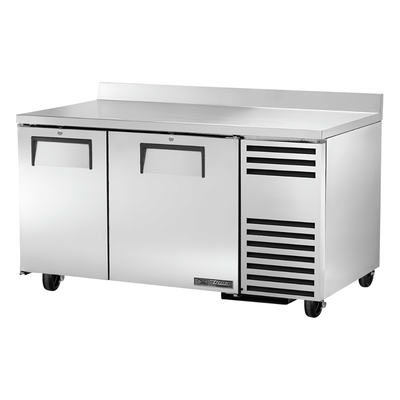 REFRIGERADOR BAJO MOSTRADOR TRUE TWT-60-32-HC | Refrigerador | 2 Puertas Sólidas | 4 Estantes | Restaurante Bar Cocina Industrial
