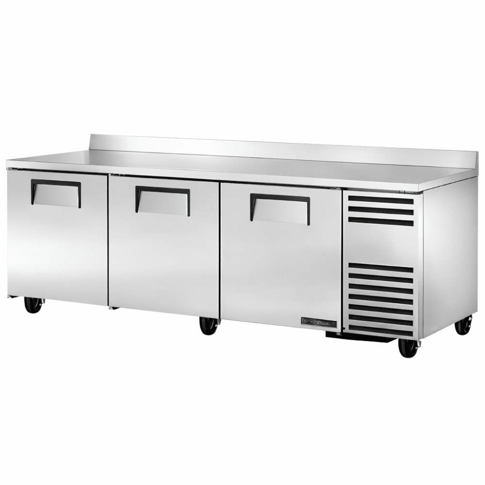 REFRIGERADOR BAJO MOSTRADOR TRUE TWT-93-HC | Refrigerador | 3 Puertas Sólidas | 6 Estantes | Restaurante Bar Cocina Industrial | Mesa de Trabajo Refrigerada Refrigerador Bajo Mostrador Bajo Barra Conservador Cocina Fría Acero Inoxidable Restaurante Cafetería Cocina Industrial Bar Cremería Hotel