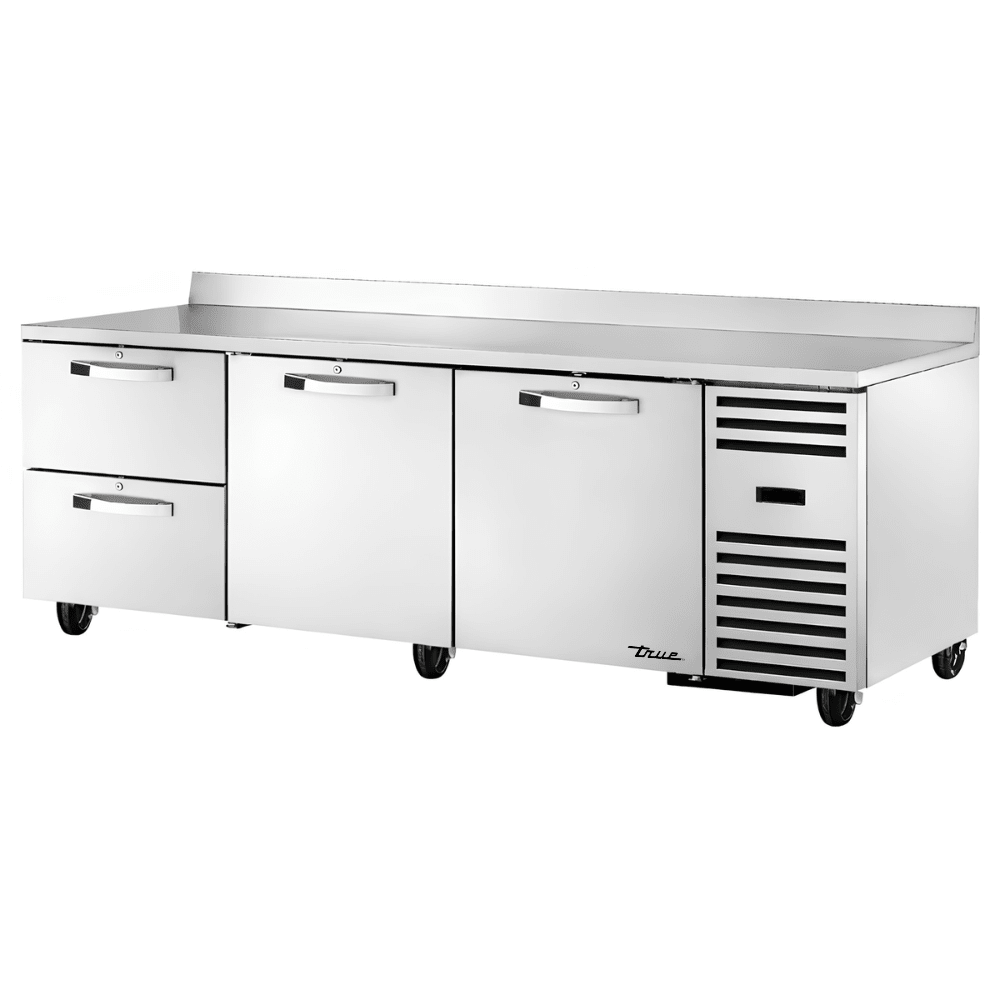 REFRIGERADOR BAJO MOSTRADOR TRUE TWT-93D-2-HC~SPEC3 | Refrigerador | 2 Puertas | 2 Cajones | 4 Estantes | Restaurante Bar Cocina Industrial | Mesa de Trabajo Refrigerada Refrigerador Bajo Mostrador Bajo Barra Conservador Cocina Fría Acero Inoxidable Restaurante Cafetería Cocina Industrial Bar Cremería Hotel